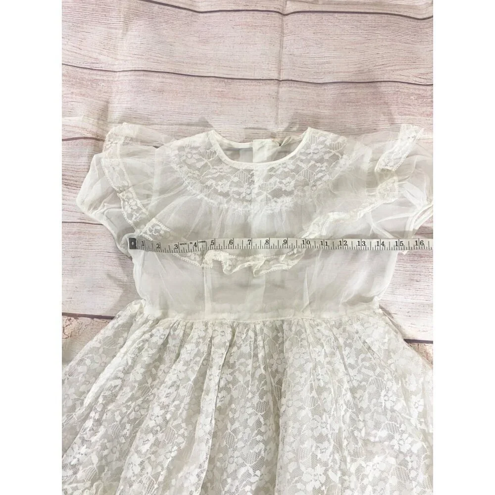 Vintage 1950's First Lady of The Party By Merry Girl - Girls Mesh Dress - No Siz - Picture 9 of 13